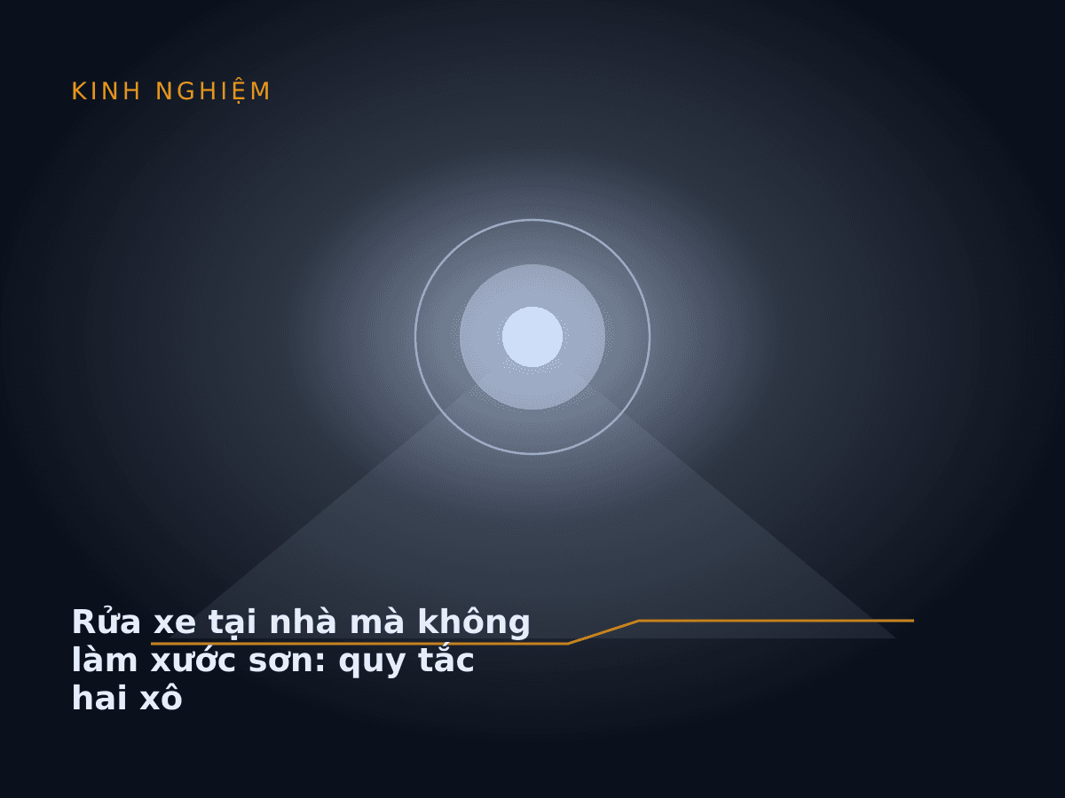 Rửa xe tại nhà mà không làm xước sơn: quy tắc hai xô
