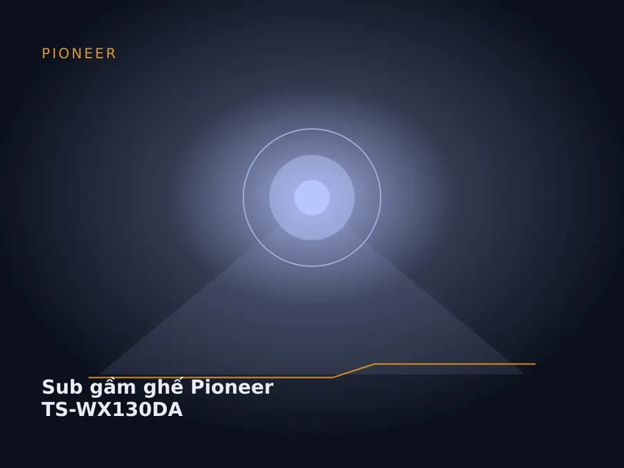 Sub gầm ghế Pioneer TS-WX130DA